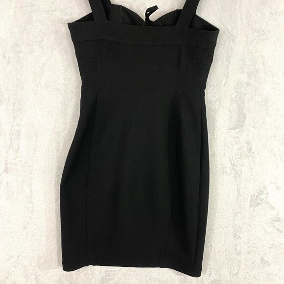 Diane von Furstenberg Sweetheart Scottland Mini Dress Women's 4 Black Sleeveless - Picture 10 of 16